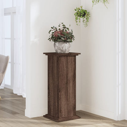 Plant Stand Brown Oak 33 x 33 x 80 cm Engineered wood