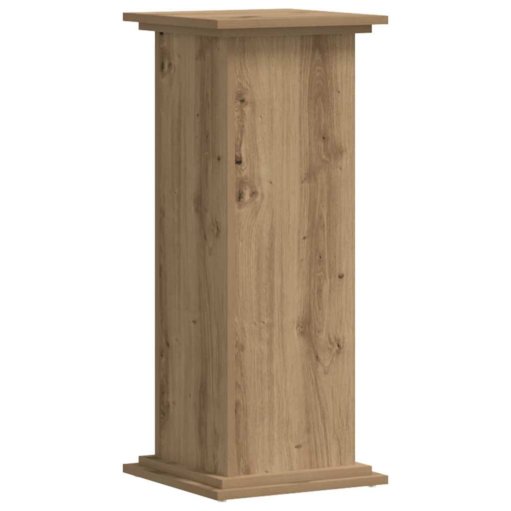 Plant Stand Artisan Oak 33x33x80 cm Engineered Wood