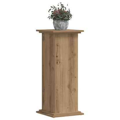 Plant Stand Artisan Oak 33x33x80 cm Engineered Wood