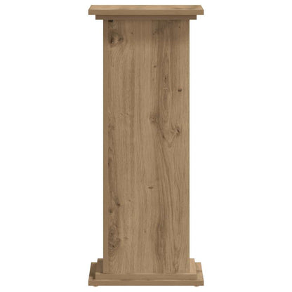 Plant Stand Artisan Oak 33x33x80 cm Engineered Wood
