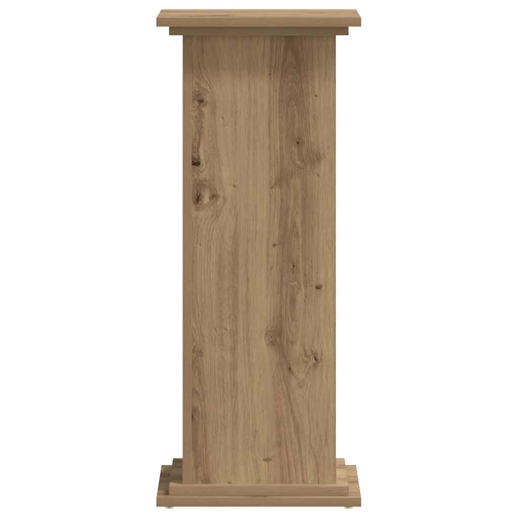 Plant Stand Artisan Oak 33x33x80 cm Engineered Wood