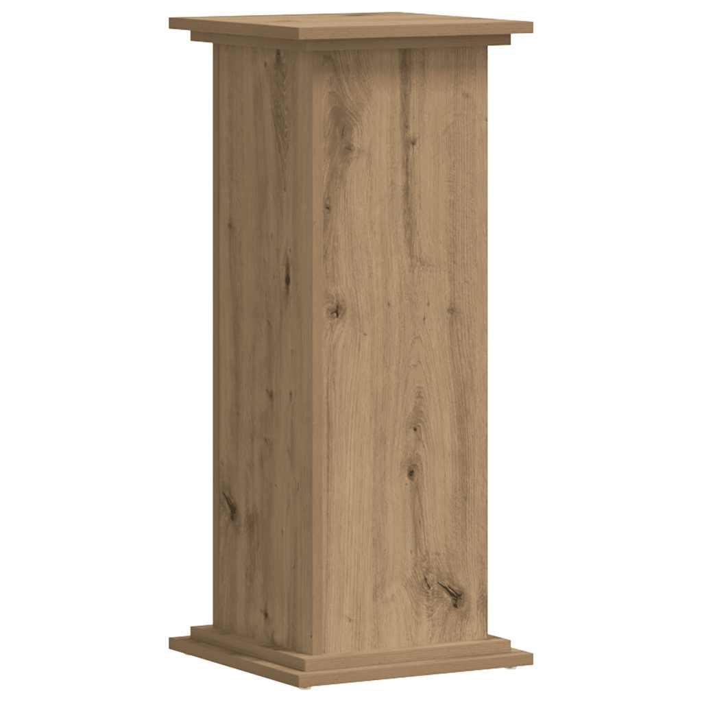 Plant Stand Artisan Oak 33x33x80 cm Engineered Wood