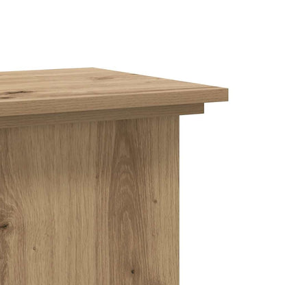 Plant Stand Artisan Oak 33x33x80 cm Engineered Wood