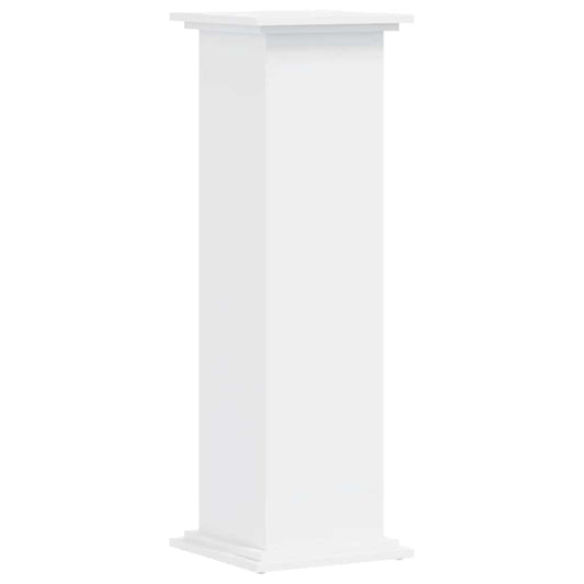 Plant Stand White 33 x 33 x 100 cm Engineered wood