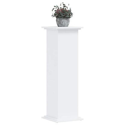 Plant Stand White 33 x 33 x 100 cm Engineered wood