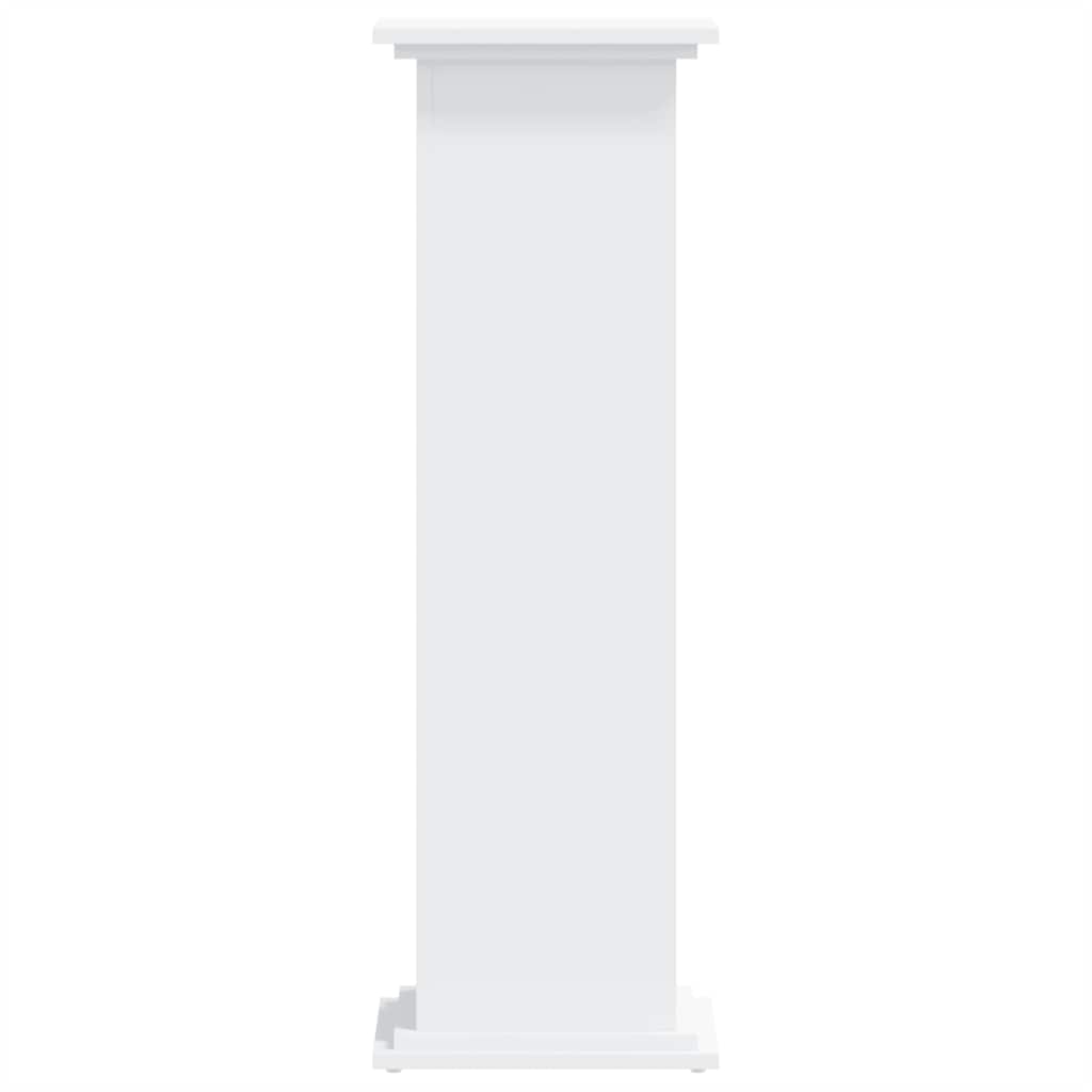 Plant Stand White 33 x 33 x 100 cm Engineered wood