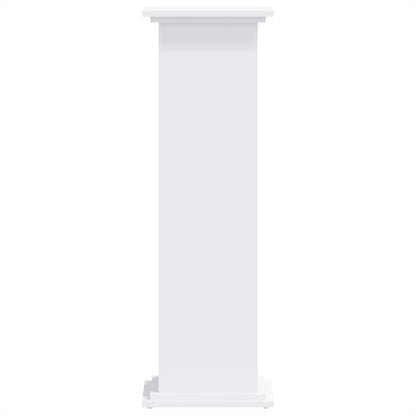 Plant Stand White 33 x 33 x 100 cm Engineered wood