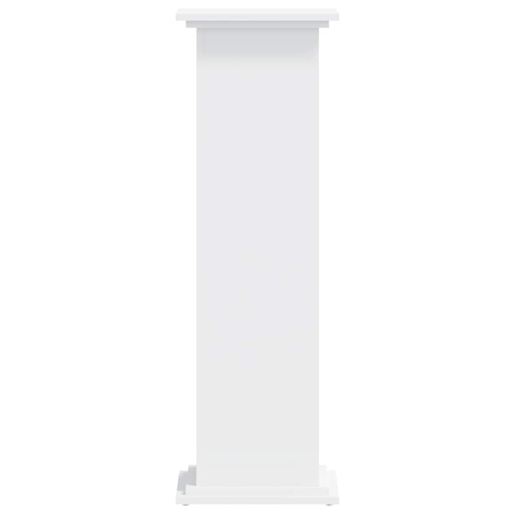 Plant Stand White 33 x 33 x 100 cm Engineered wood