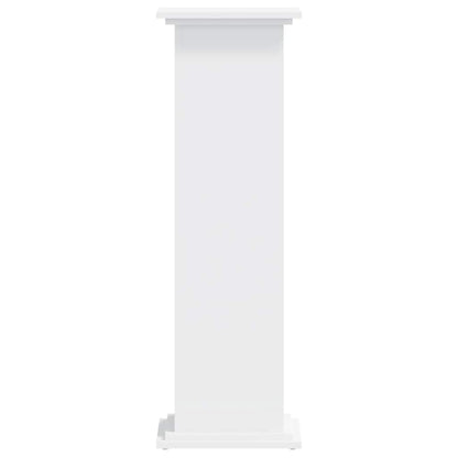 Plant Stand White 33 x 33 x 100 cm Engineered wood