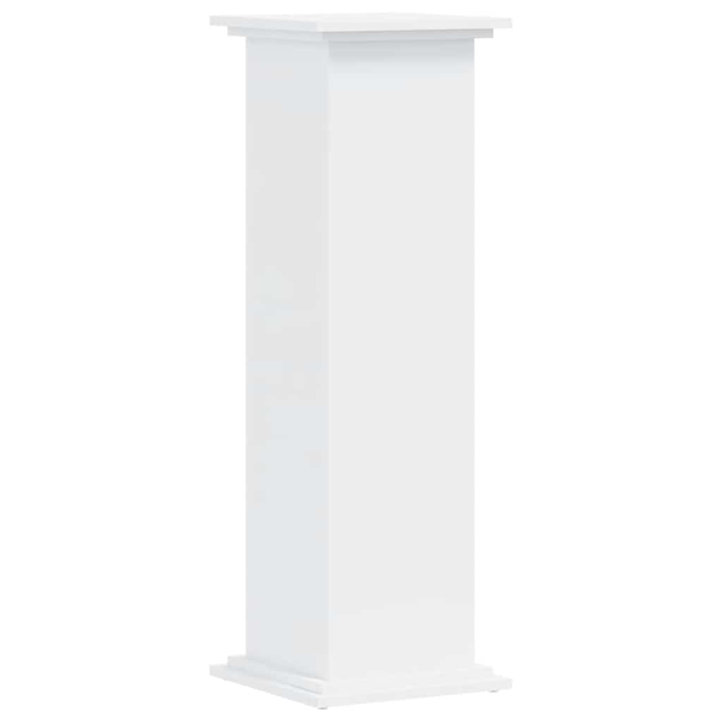 Plant Stand White 33 x 33 x 100 cm Engineered wood