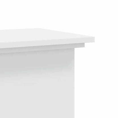 Plant Stand White 33 x 33 x 100 cm Engineered wood