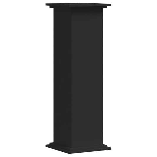 Plant Stand Black 33x33x100 cm Engineered Wood
