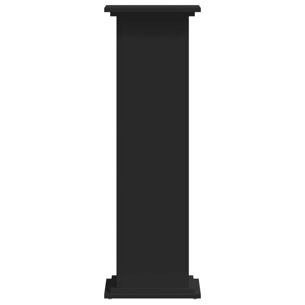 Plant Stand Black 33x33x100 cm Engineered Wood