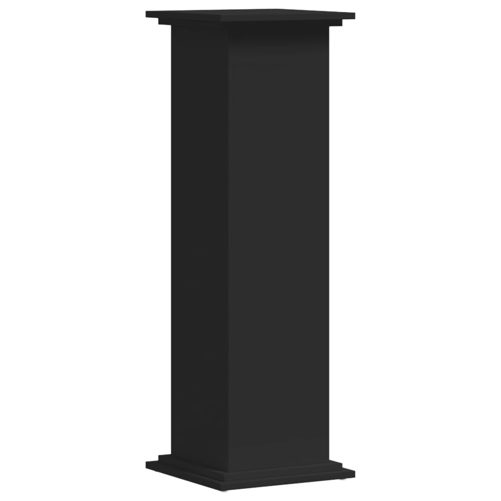 Plant Stand Black 33x33x100 cm Engineered Wood