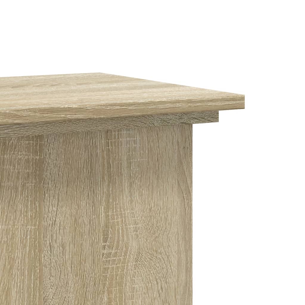 Plant Stand Sonoma Oak 33 x 33 x 100 cm Engineered wood