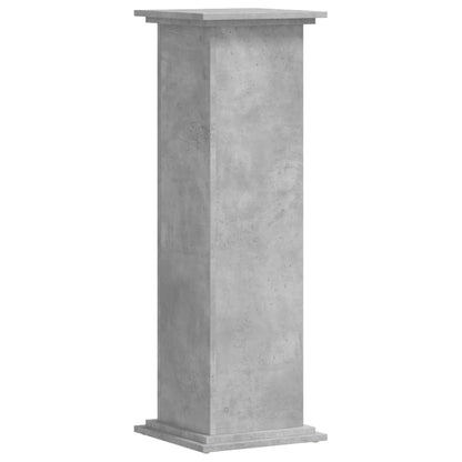 Plant Stand Concrete Grey 33 x 33 x 100 cm Engineered wood