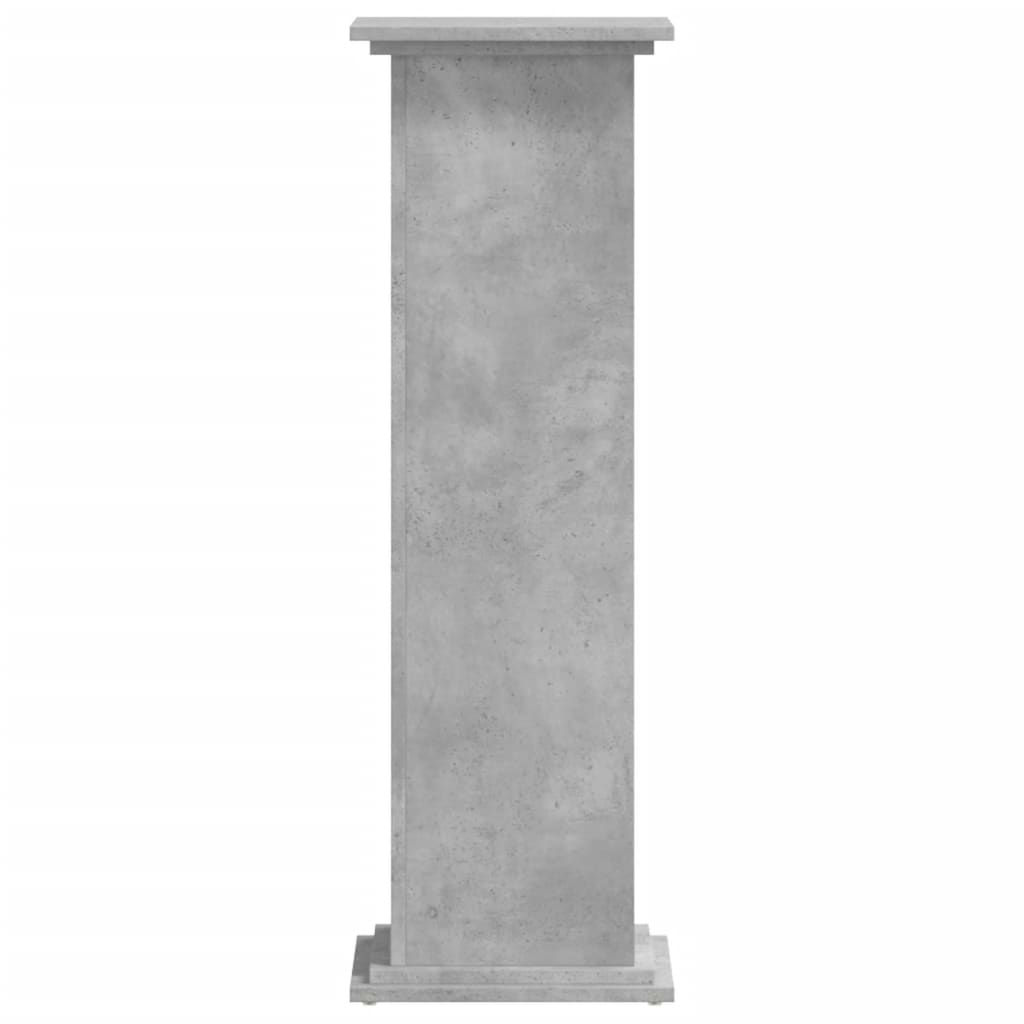 Plant Stand Concrete Grey 33 x 33 x 100 cm Engineered wood