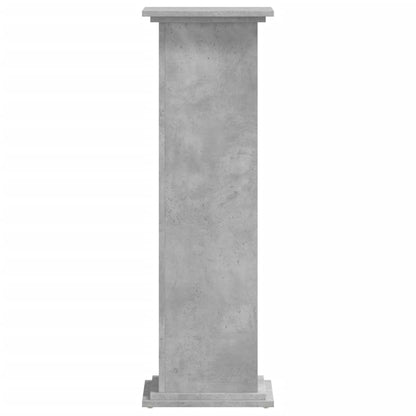 Plant Stand Concrete Grey 33 x 33 x 100 cm Engineered wood
