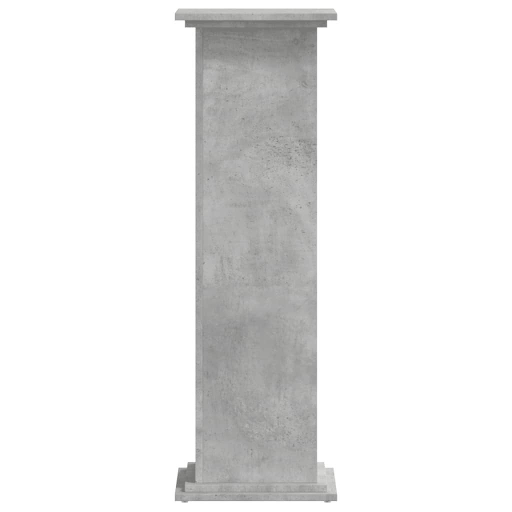 Plant Stand Concrete Grey 33 x 33 x 100 cm Engineered wood