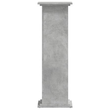 Plant Stand Concrete Grey 33 x 33 x 100 cm Engineered wood
