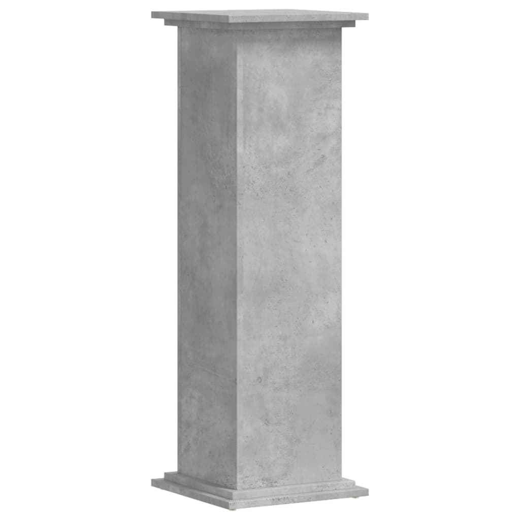 Plant Stand Concrete Grey 33 x 33 x 100 cm Engineered wood