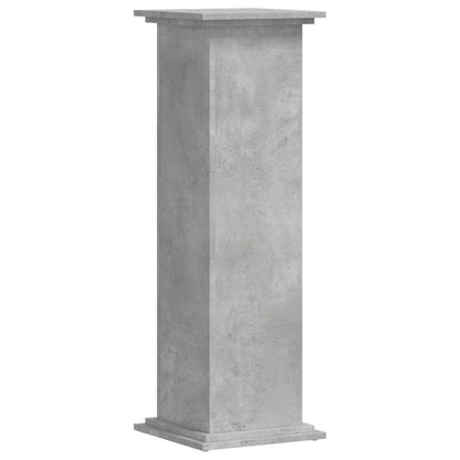 Plant Stand Concrete Grey 33 x 33 x 100 cm Engineered wood