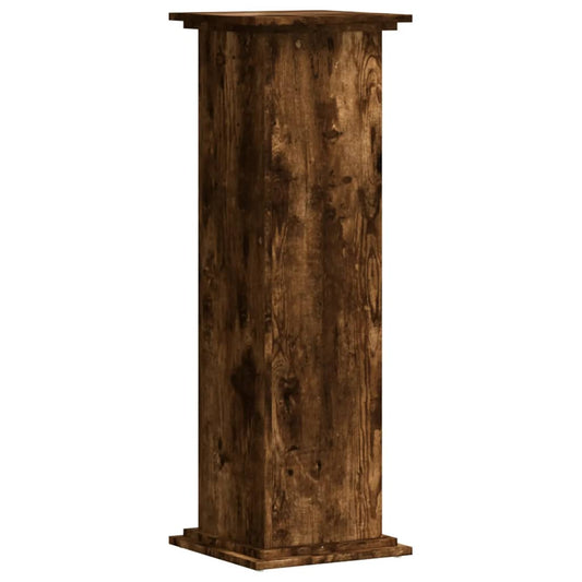 Plant Stand Smoked Oak 33 x 33 x 100 cm Engineered wood