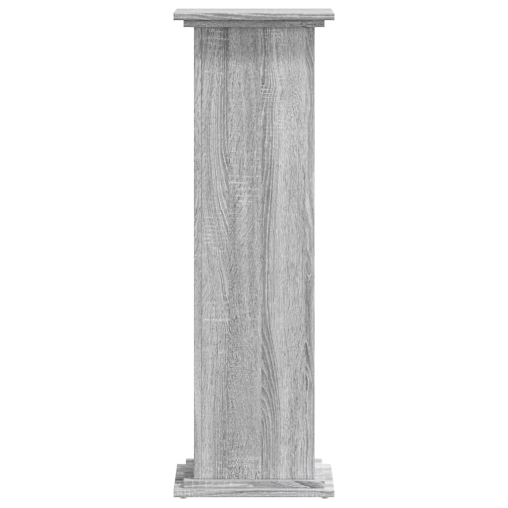 Plant Stand Grey Sonoma 33 x 33 x 100 cm Engineered wood