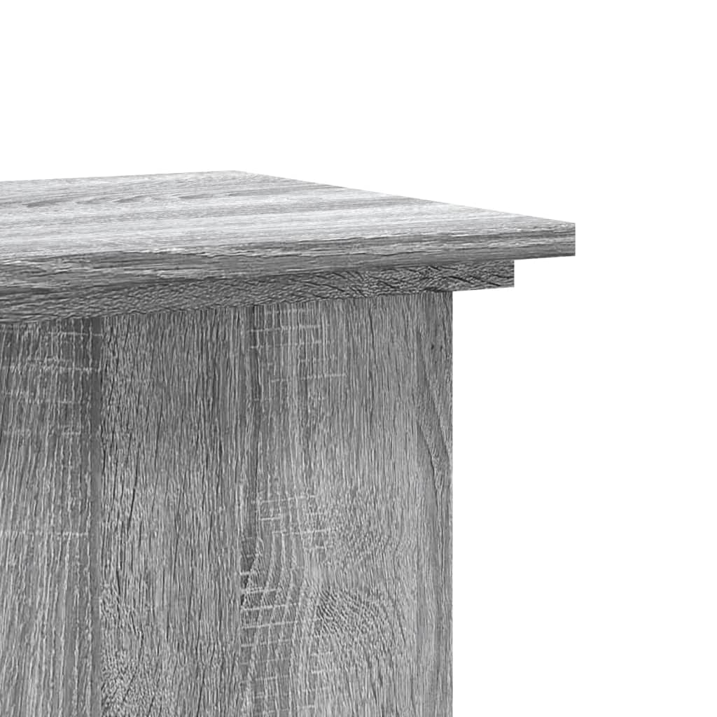 Plant Stand Grey Sonoma 33 x 33 x 100 cm Engineered wood