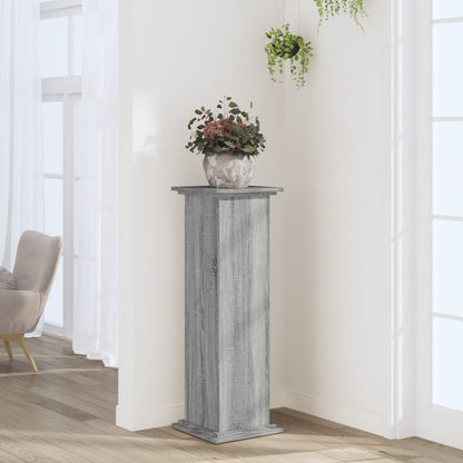 Plant Stand Grey Sonoma 33 x 33 x 100 cm Engineered wood