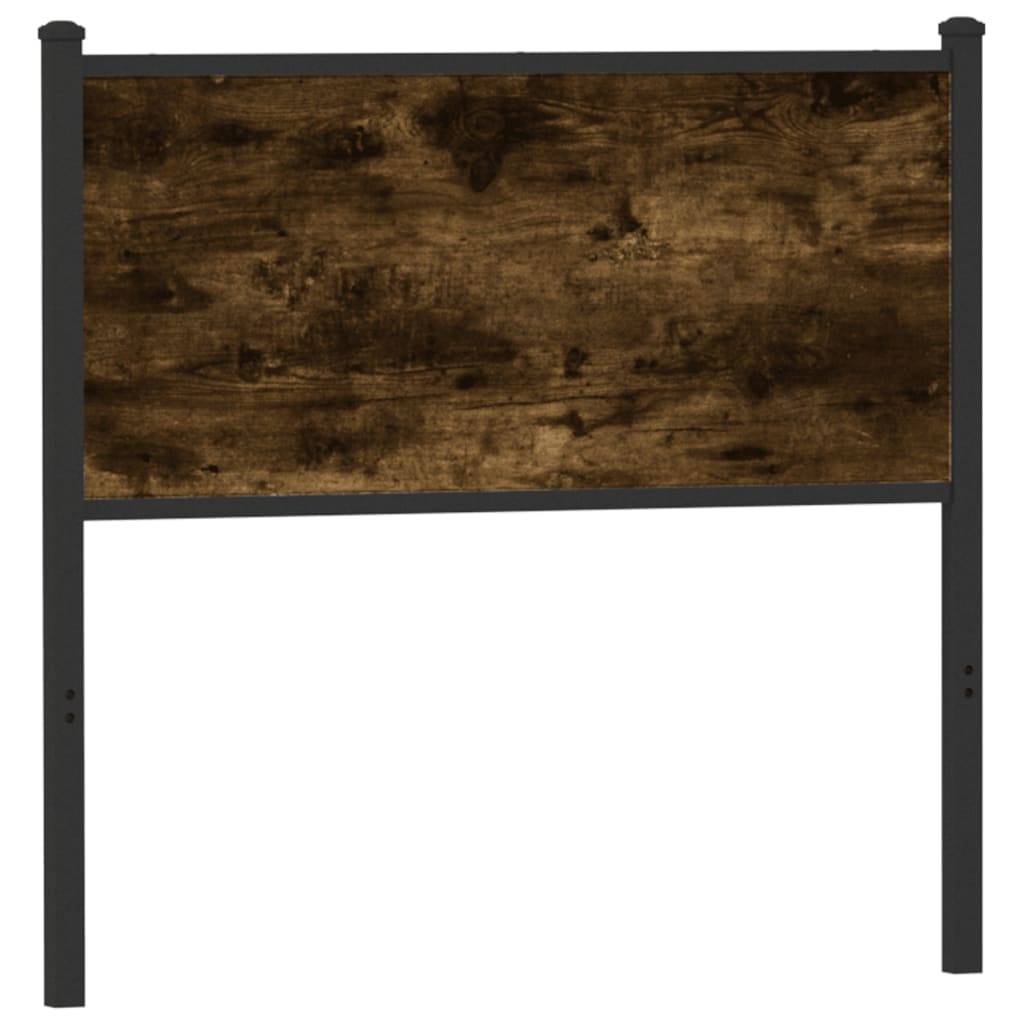 Replace Headboard Smoked Oak 90 cm Engineered Wood and Steel