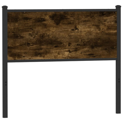 Replace Headboard Smoked Oak 107 cm Engineered Wood and Steel