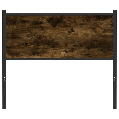 Replace Headboard Smoked Oak 107 cm Engineered Wood and Steel