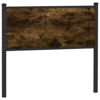 Replace Headboard Smoked Oak 107 cm Engineered Wood and Steel
