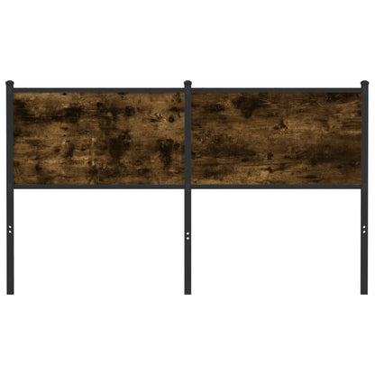 Replace Headboard Smoked Oak 140 cm Engineered Wood and Steel