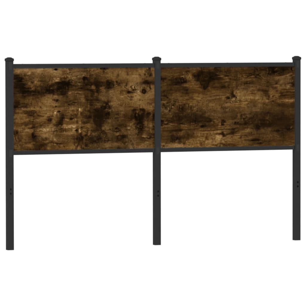 Replace Headboard Smoked Oak 150 cm Engineered Wood and Steel
