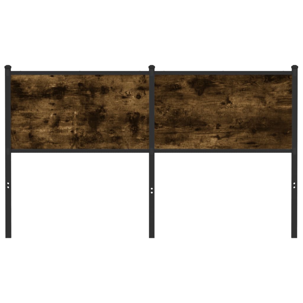 Replace Headboard Smoked Oak 150 cm Engineered Wood and Steel