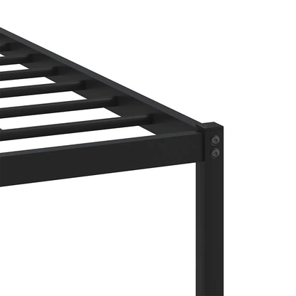Metal Bed Frame without Mattress Sonoma Oak 100x190 cm