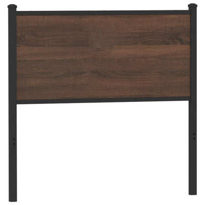 Replace Headboard Brown Oak 75 cm Engineered Wood and Steel