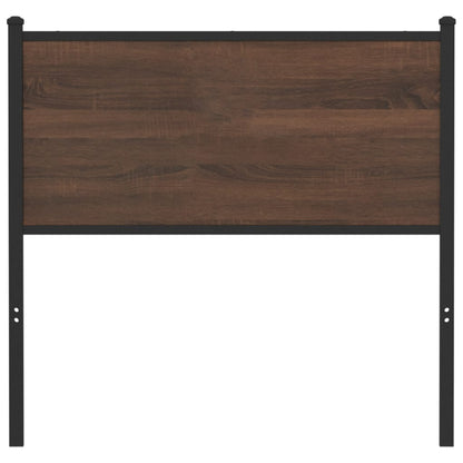 Replace Headboard Brown Oak 75 cm Engineered Wood and Steel