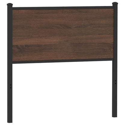Replace Headboard Brown Oak 75 cm Engineered Wood and Steel