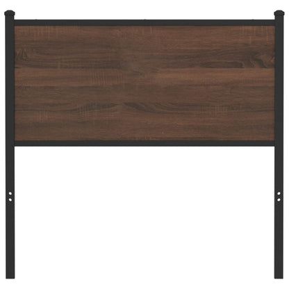 Replace Headboard Brown Oak 80 cm Engineered Wood and Steel