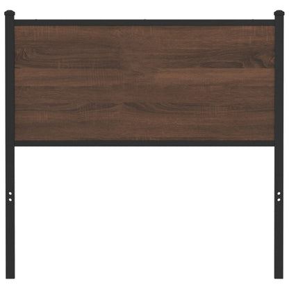 Replace Headboard Brown Oak 90 cm Engineered Wood and Steel