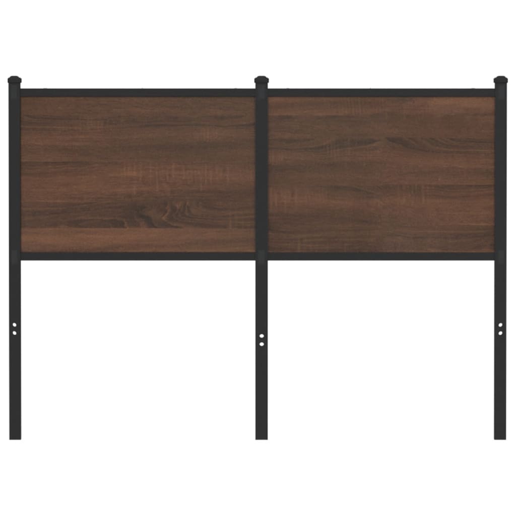 Replace Headboard Brown Oak 120 cm Engineered Wood and Steel