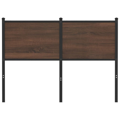 Replace Headboard Brown Oak 120 cm Engineered Wood and Steel