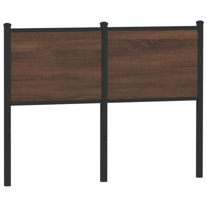 Replace Headboard Brown Oak 120 cm Engineered Wood and Steel