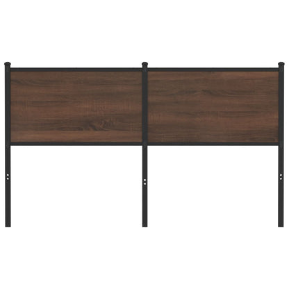 Replace Headboard Brown Oak 135 cm Engineered Wood and Steel