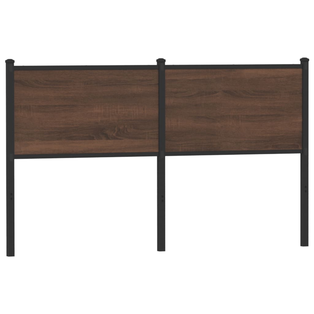 Replace Headboard Brown Oak 150 cm Engineered Wood and Steel