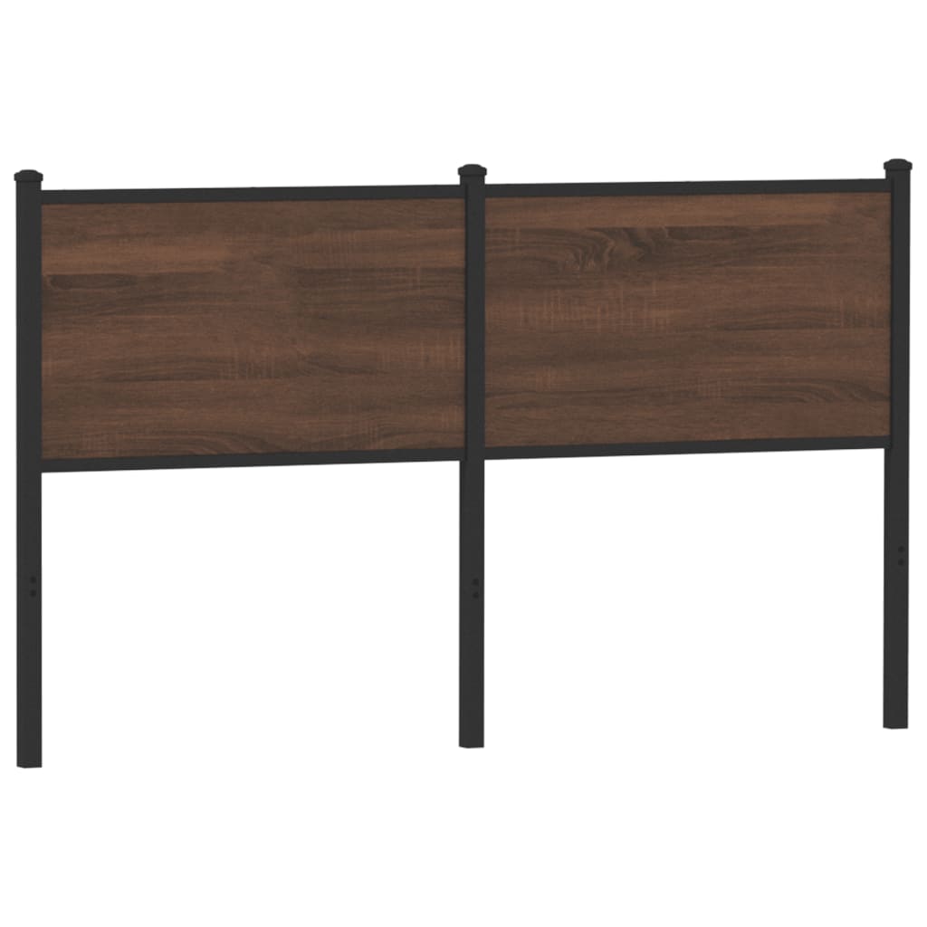 Replace Headboard Brown Oak 150 cm Engineered Wood and Steel