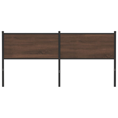 Replace Headboard Brown Oak 160 cm Engineered Wood and Steel